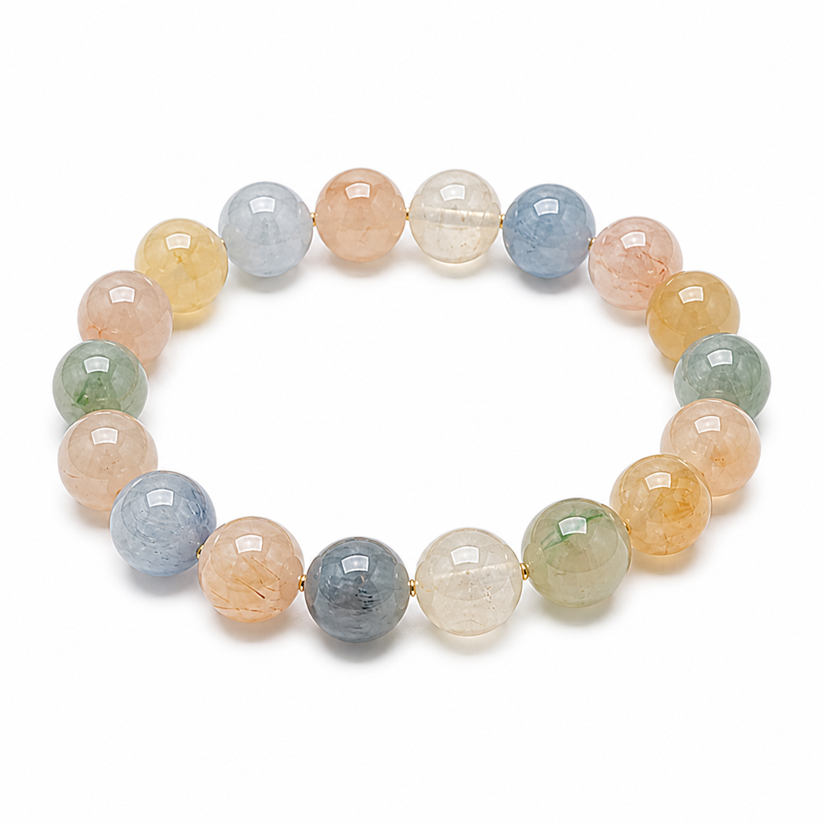 Rutilated Quartz Bracelet – Abundance & Vitality