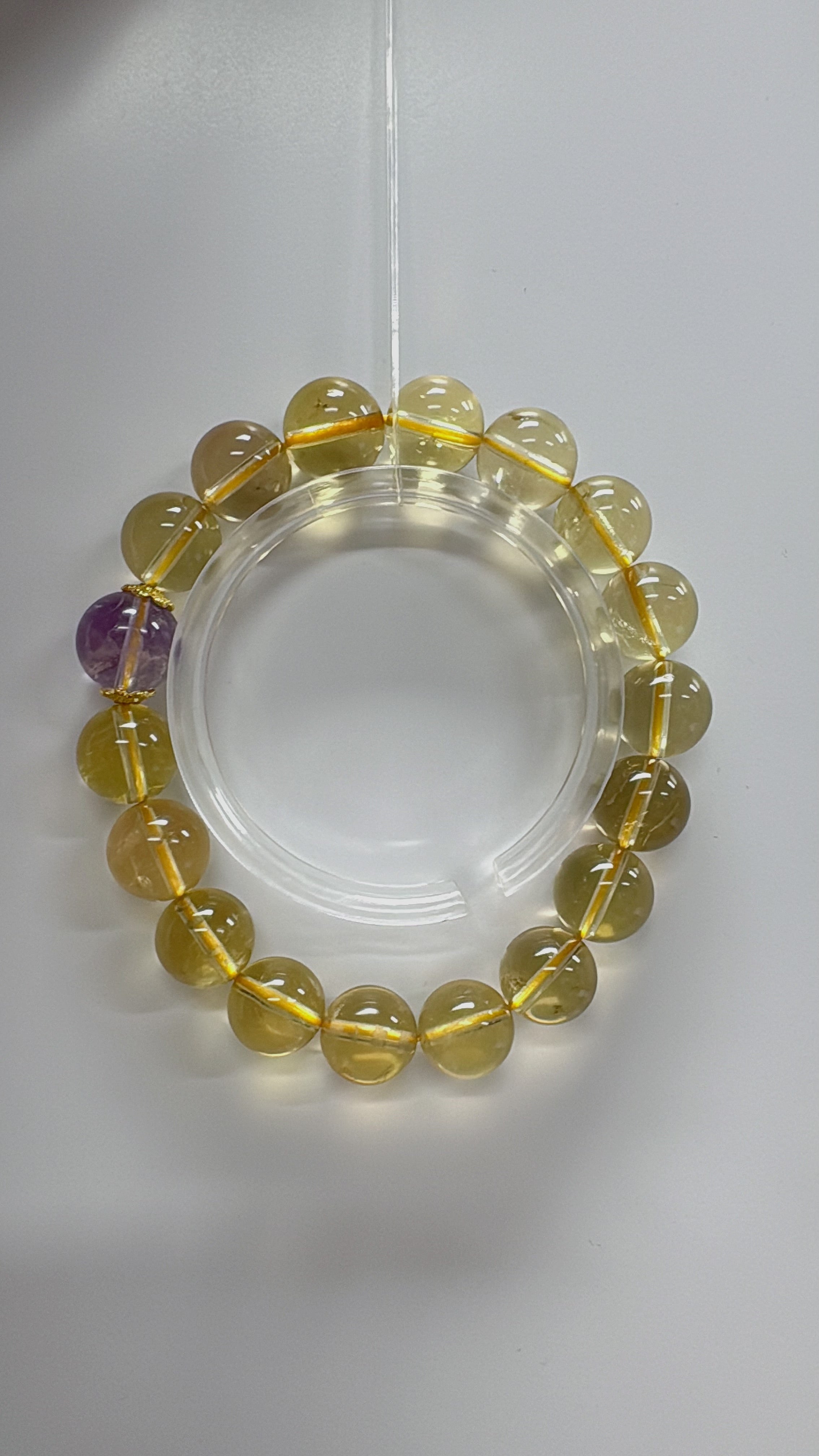 Citrine & Amethyst Bracelet – Wisdom & Mental Clarity