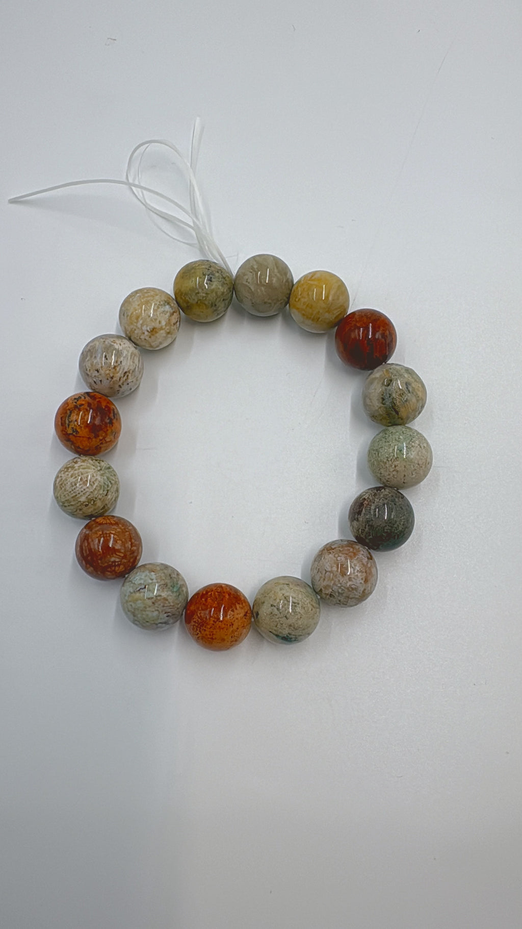 Coral Jade Bracelet – Transformation & Strength