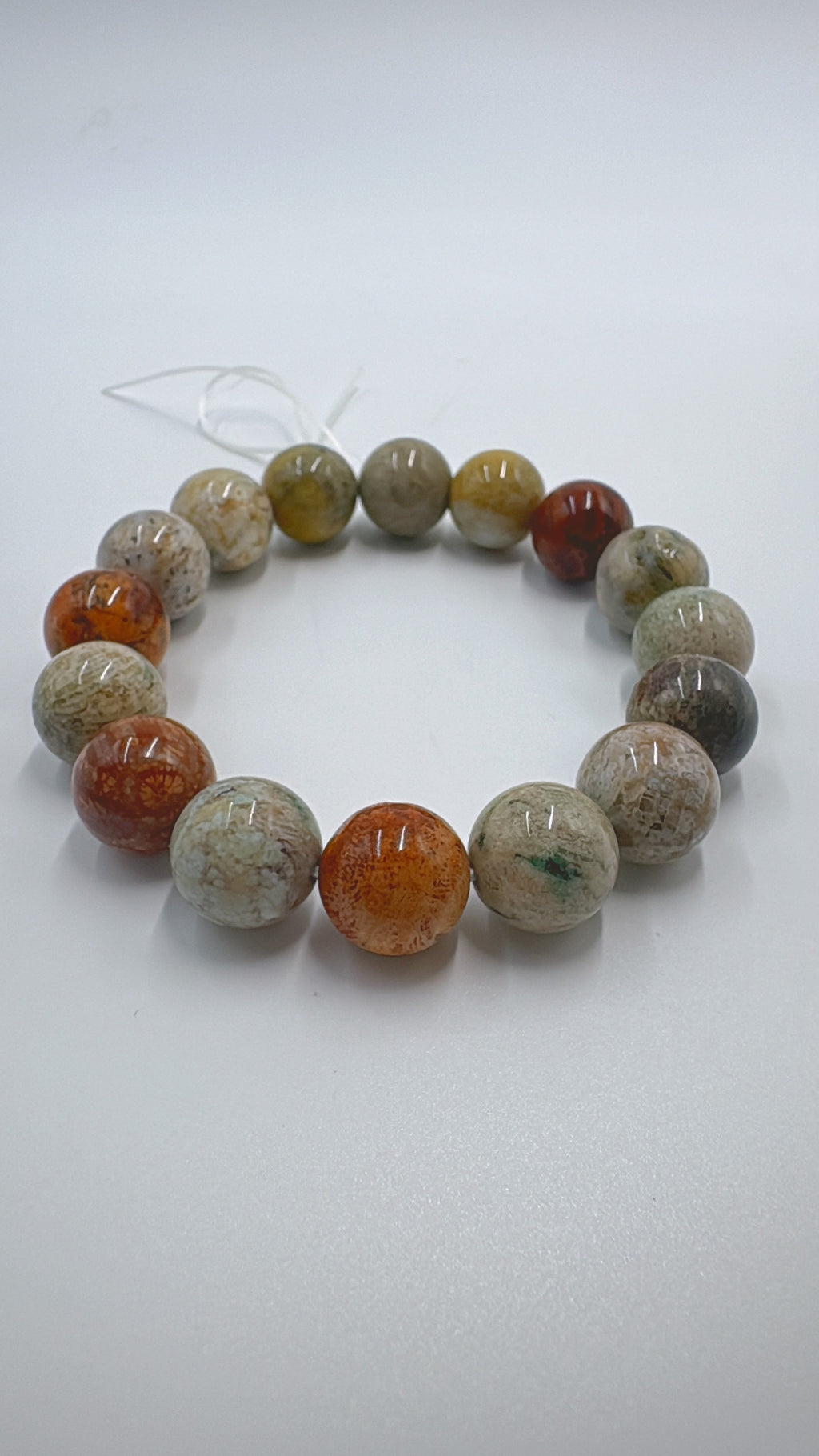 Coral Jade Bracelet – Transformation & Strength