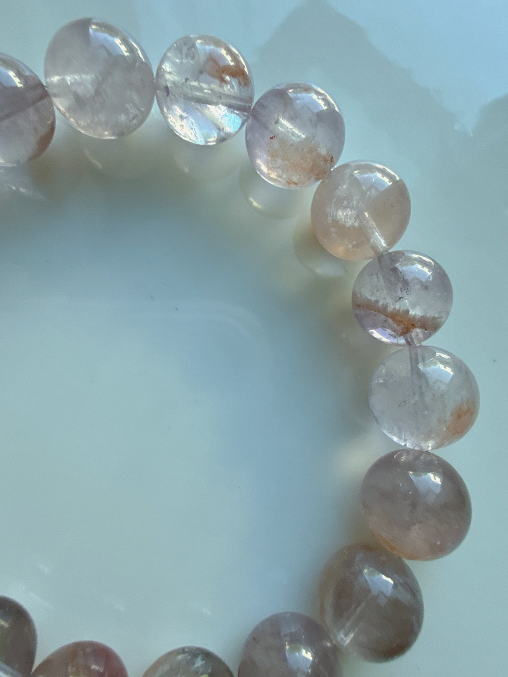 Pink-Purple Rutilated Quartz Bracelet – Dreams & Healing
