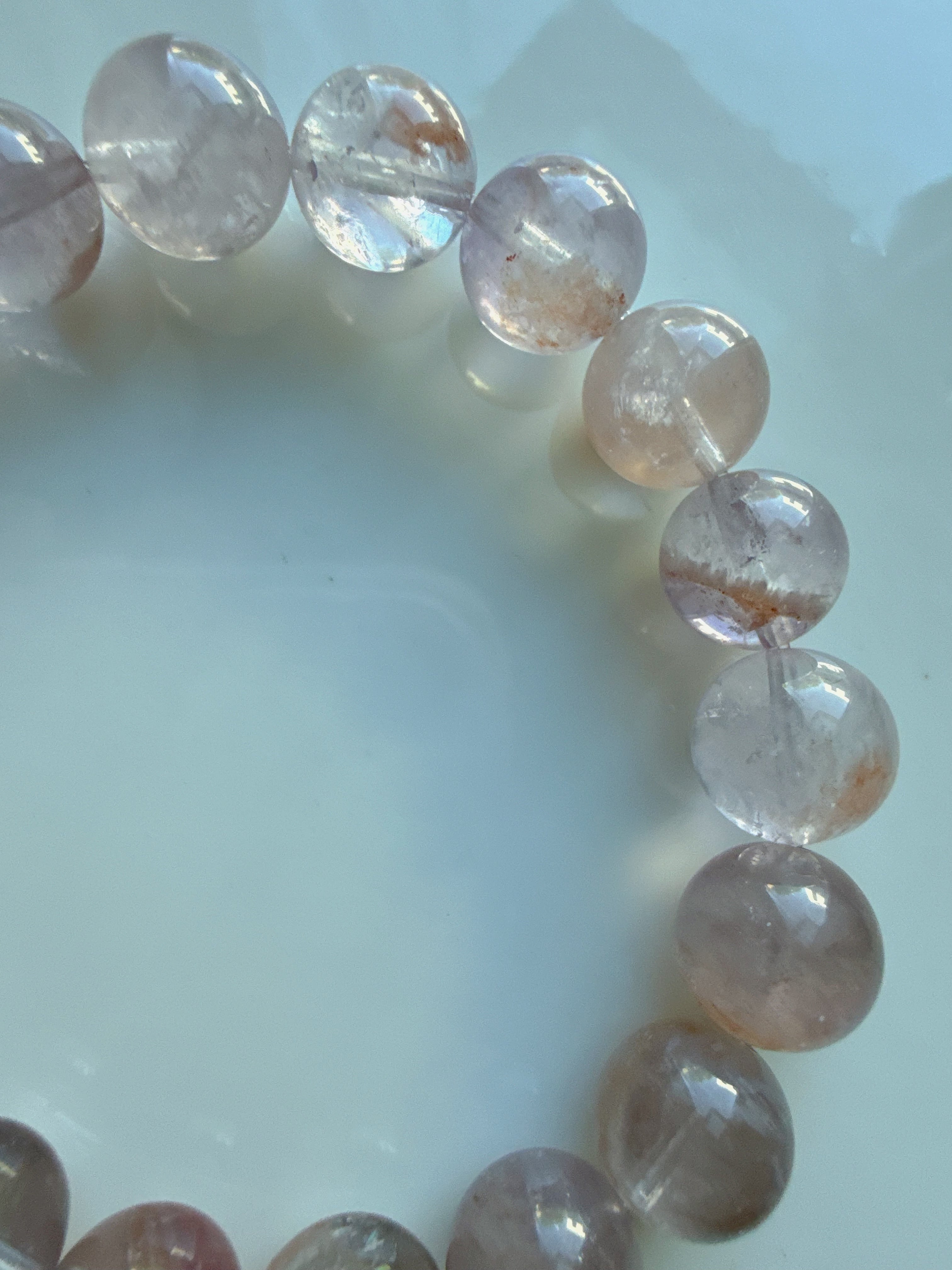 Pink-Purple Rutilated Quartz Bracelet – Dreams & Healing