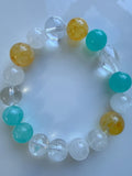 Amazonite & Citrine Bracelet – Harmony & Balance