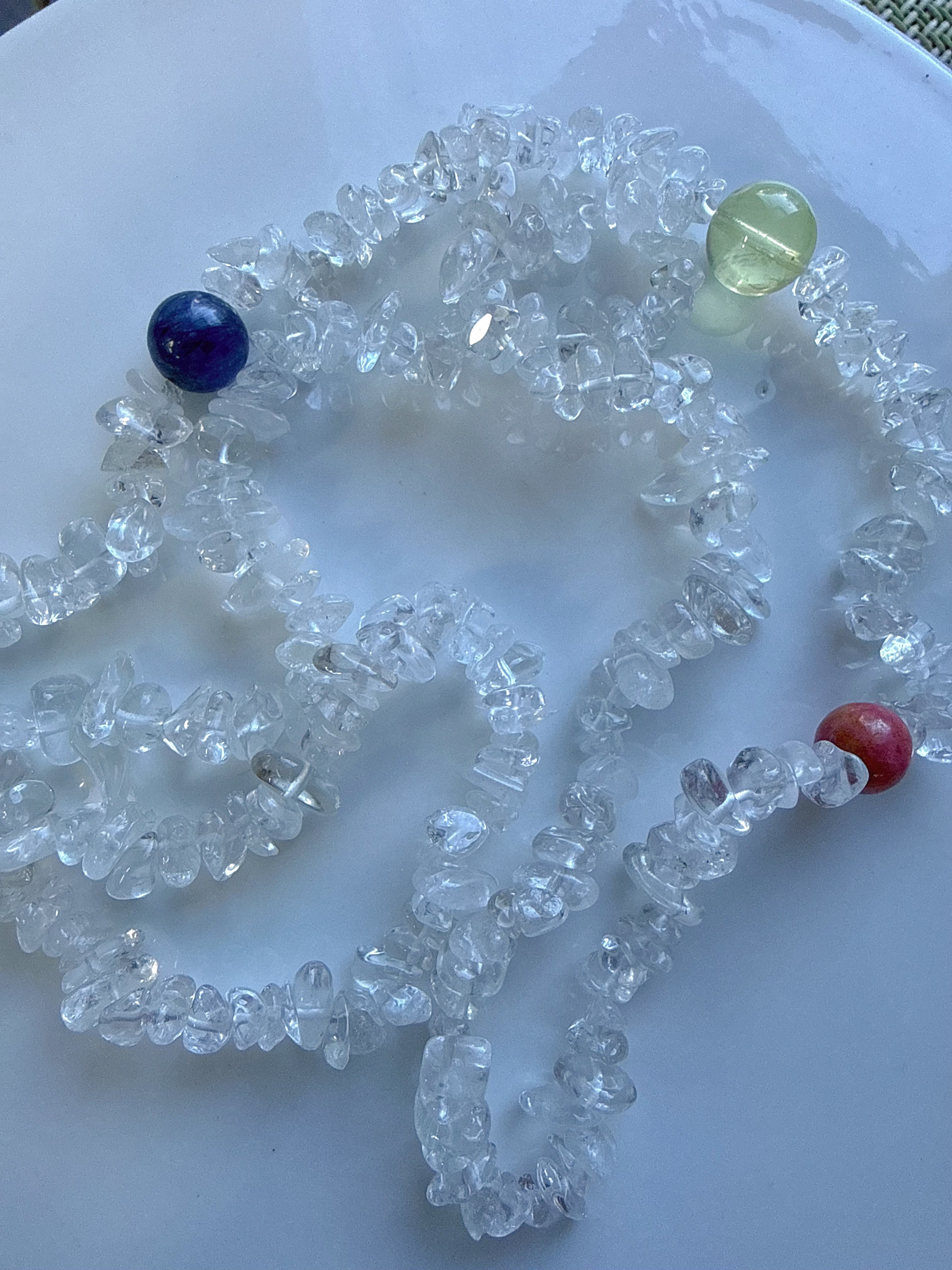 Clear Quartz Freeform Necklace – Purity & Energy Flow