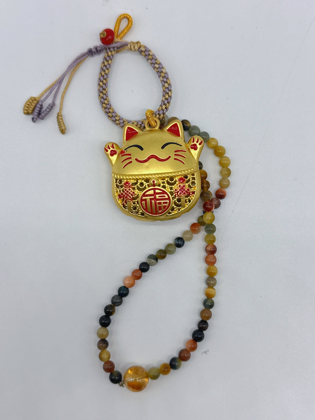Lucky Cat Charm Bracelet – Fortune & Prosperity