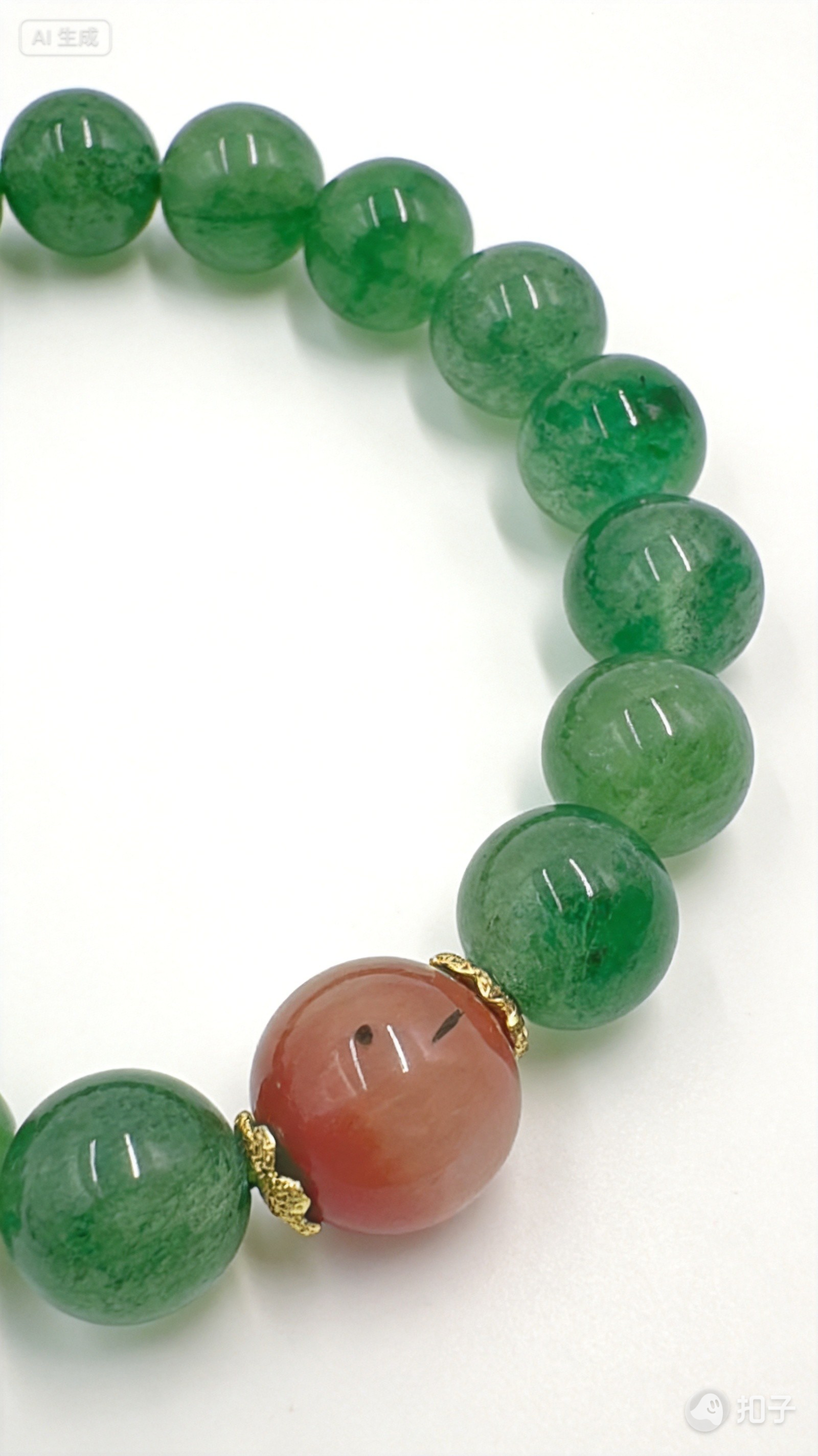 Strawberry & Red Rutilated Quartz Bracelet – Love & Connection