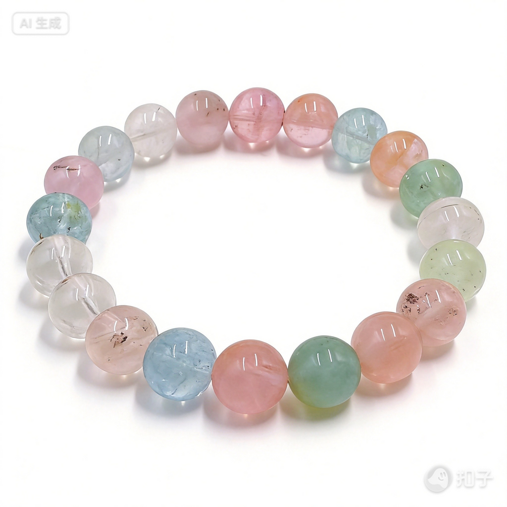 Morganite Multi-Gem Bracelet – Heart Opening & Joy
