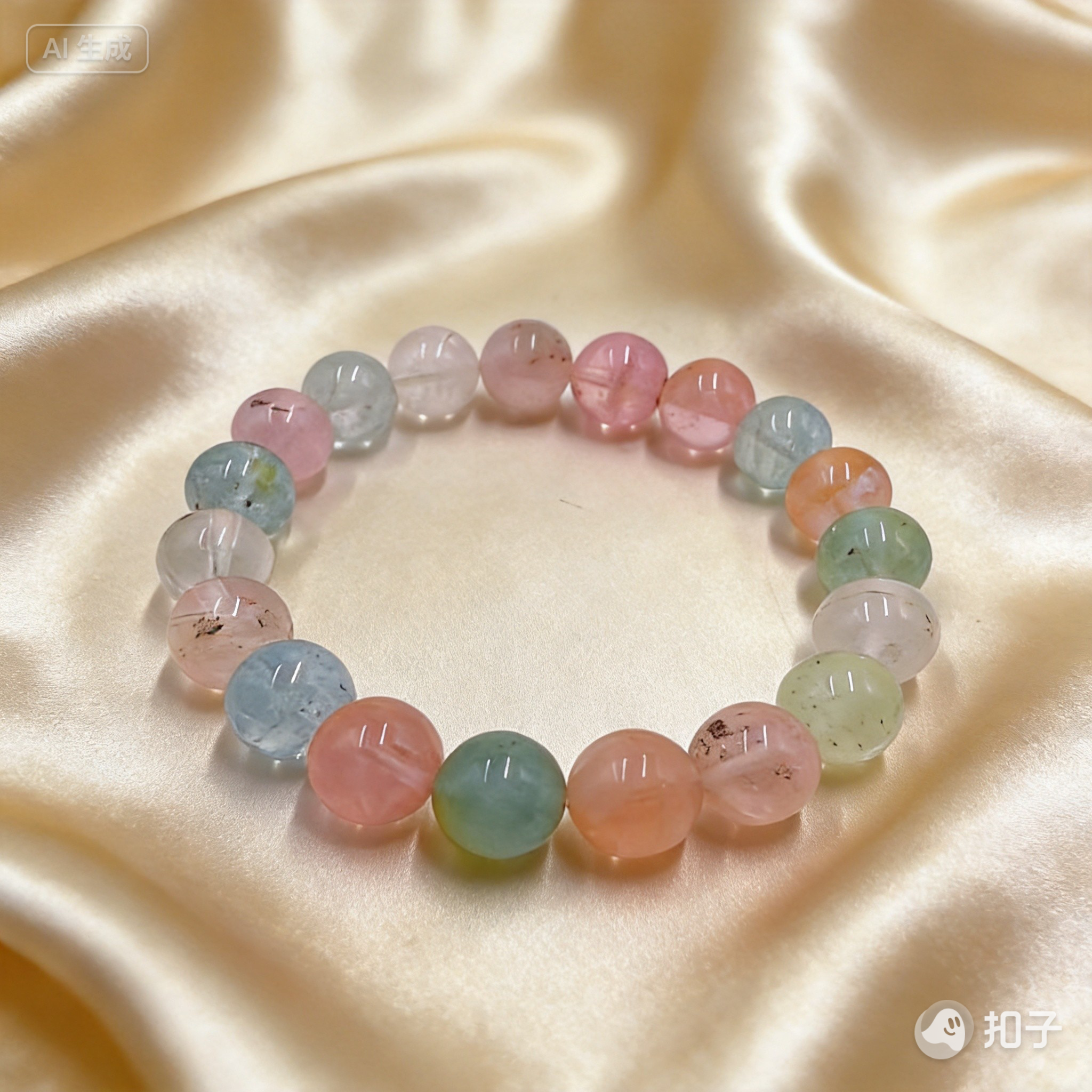 Morganite Multi-Gem Bracelet – Heart Opening & Joy
