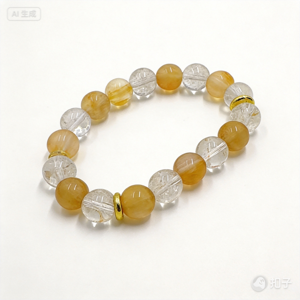 Yellow Fluorite & Aqua Aura Bracelet – Clarity & Spirit