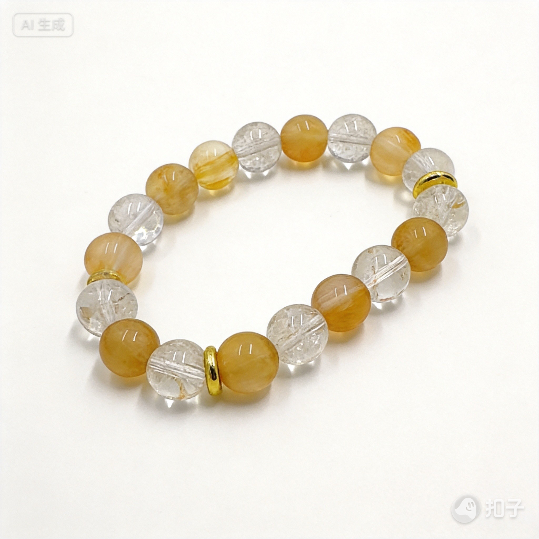 Yellow Fluorite & Aqua Aura Bracelet – Clarity & Spirit