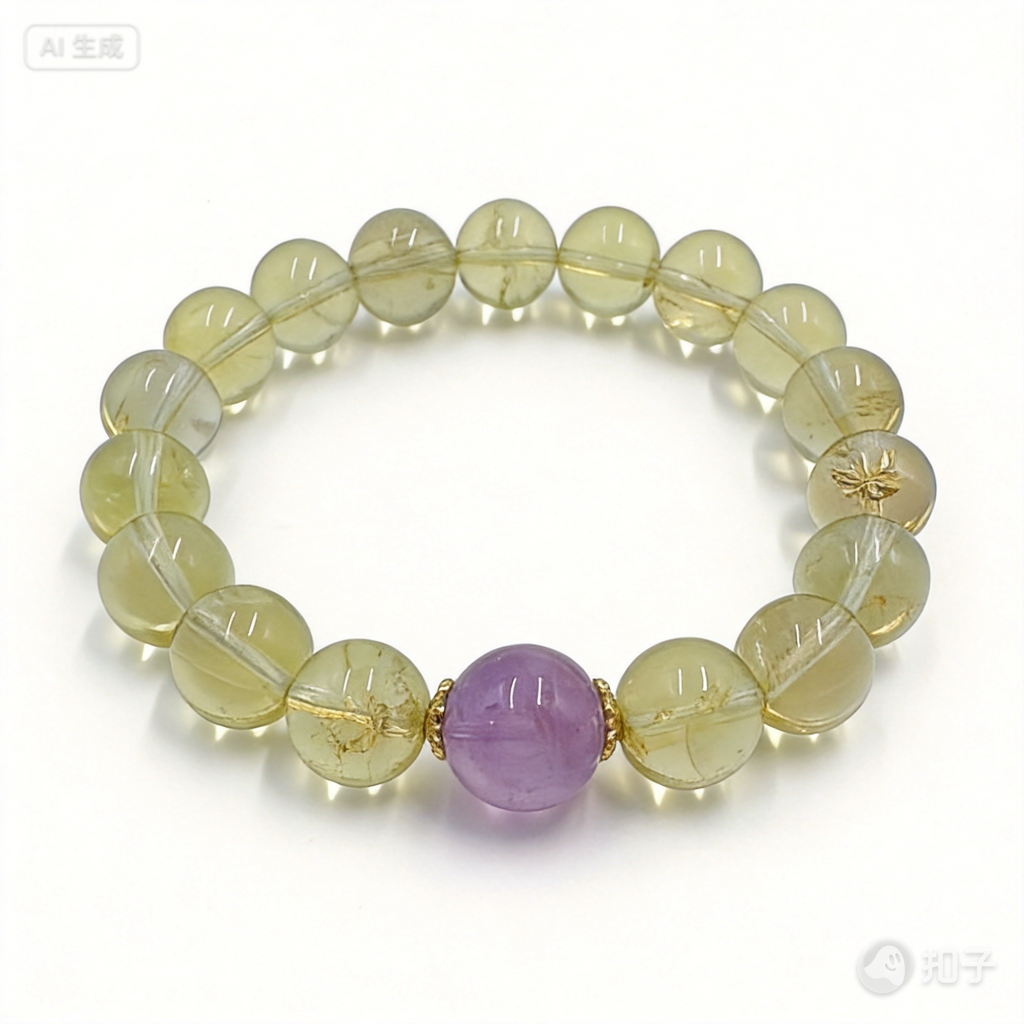 Citrine & Amethyst Bracelet – Wisdom & Mental Clarity