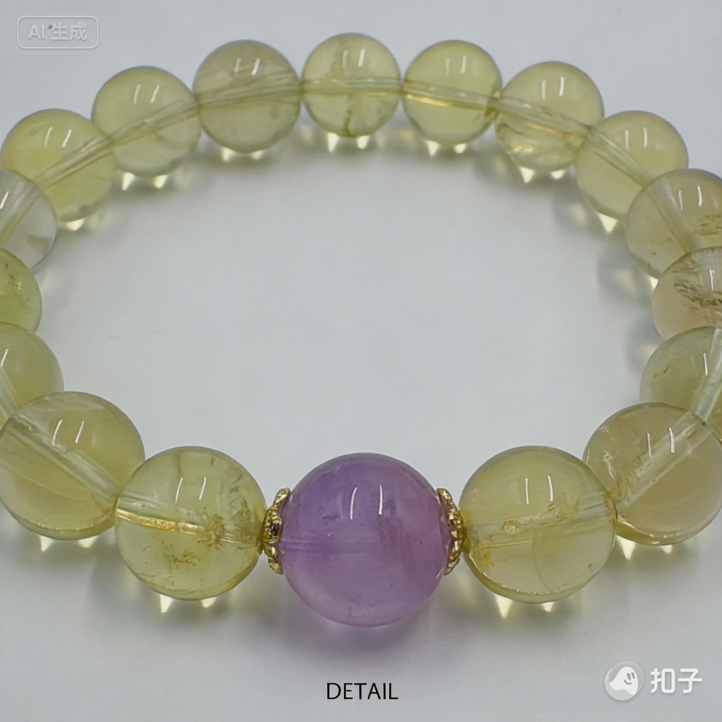 Citrine & Amethyst Bracelet – Wisdom & Mental Clarity