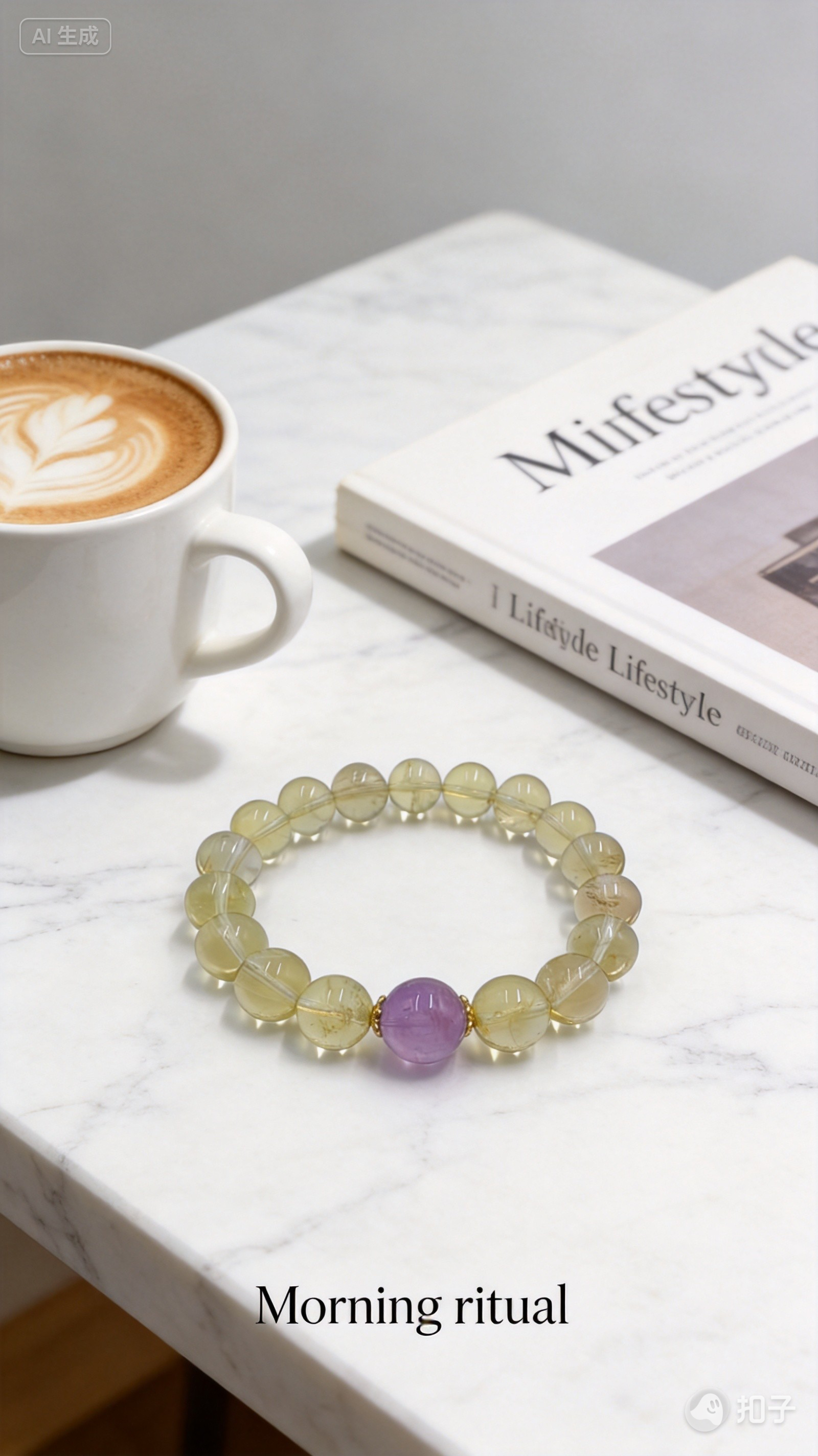 Citrine & Amethyst Bracelet – Wisdom & Mental Clarity