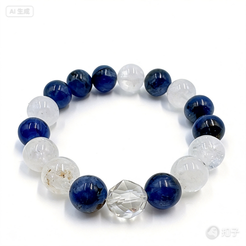 Kyanite & White Phantom Bracelet – Insight & Truth