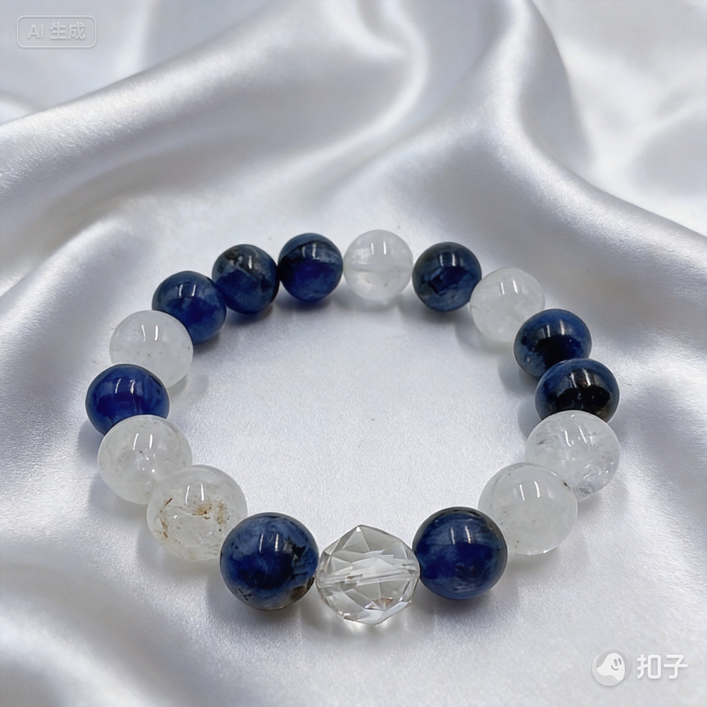 Kyanite & White Phantom Bracelet – Insight & Truth