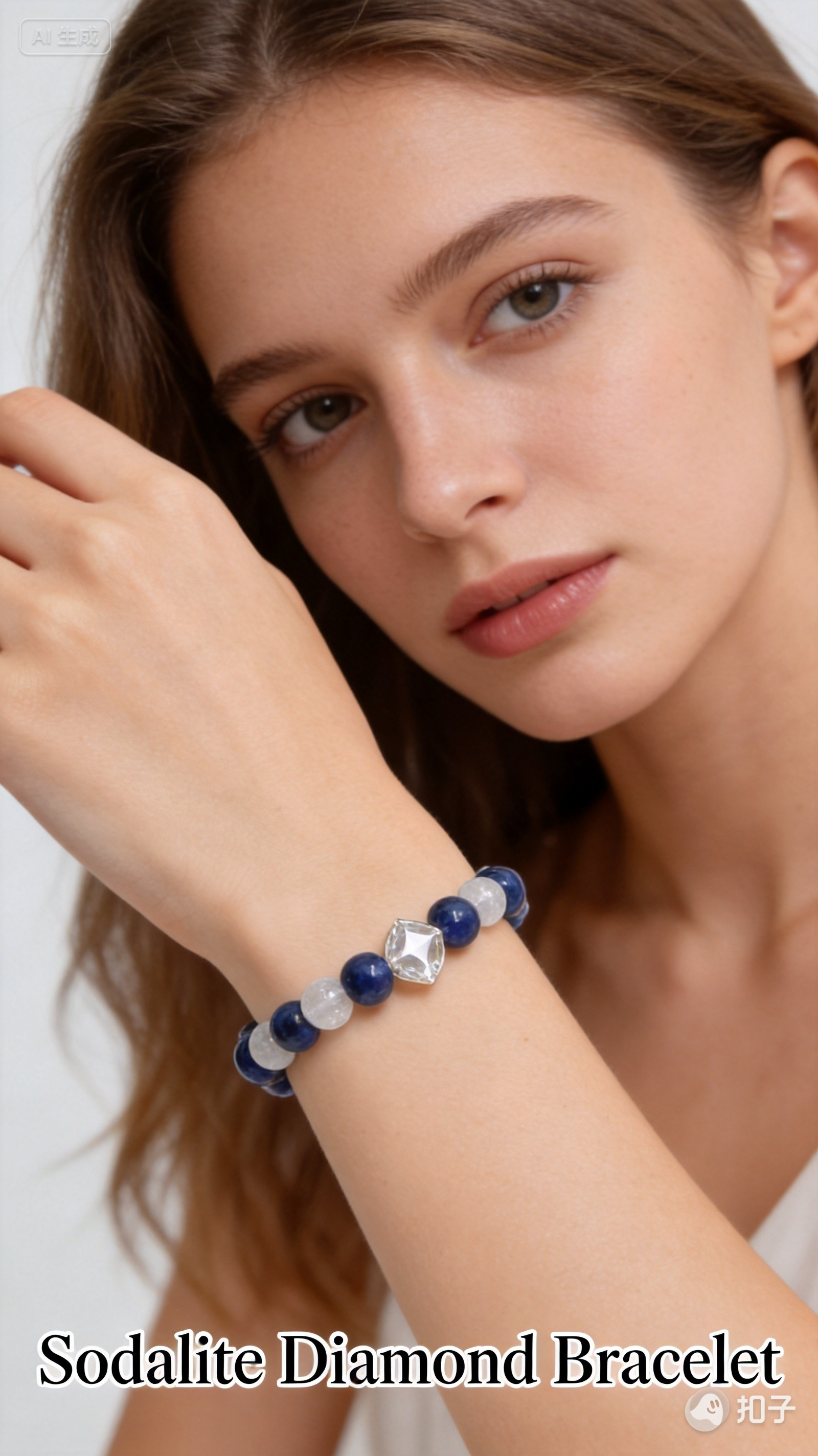 Kyanite & White Phantom Bracelet – Insight & Truth