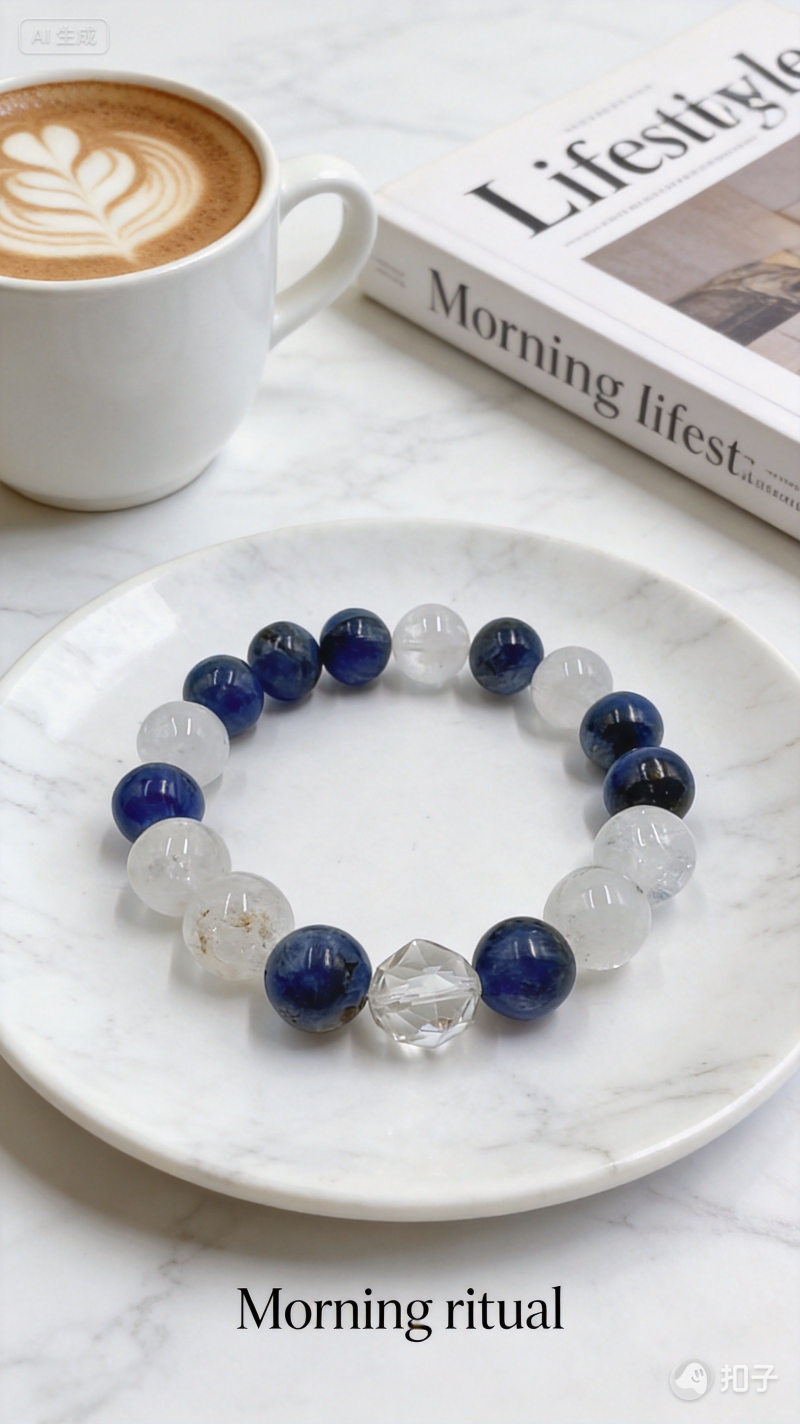 Kyanite & White Phantom Bracelet – Insight & Truth