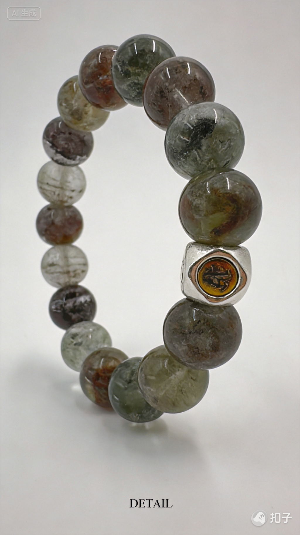 Green Phantom Quartz Bracelet – Prosperity & Honor