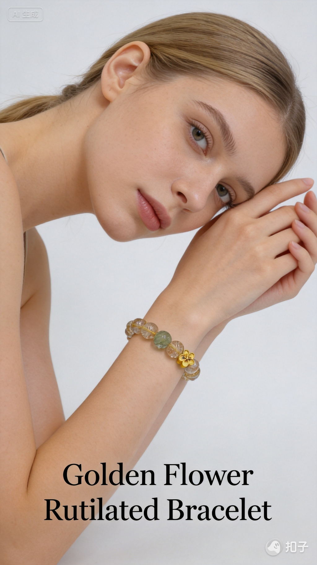 Rutilated Quartz Bracelet – Romance & Peach Blossom Luck