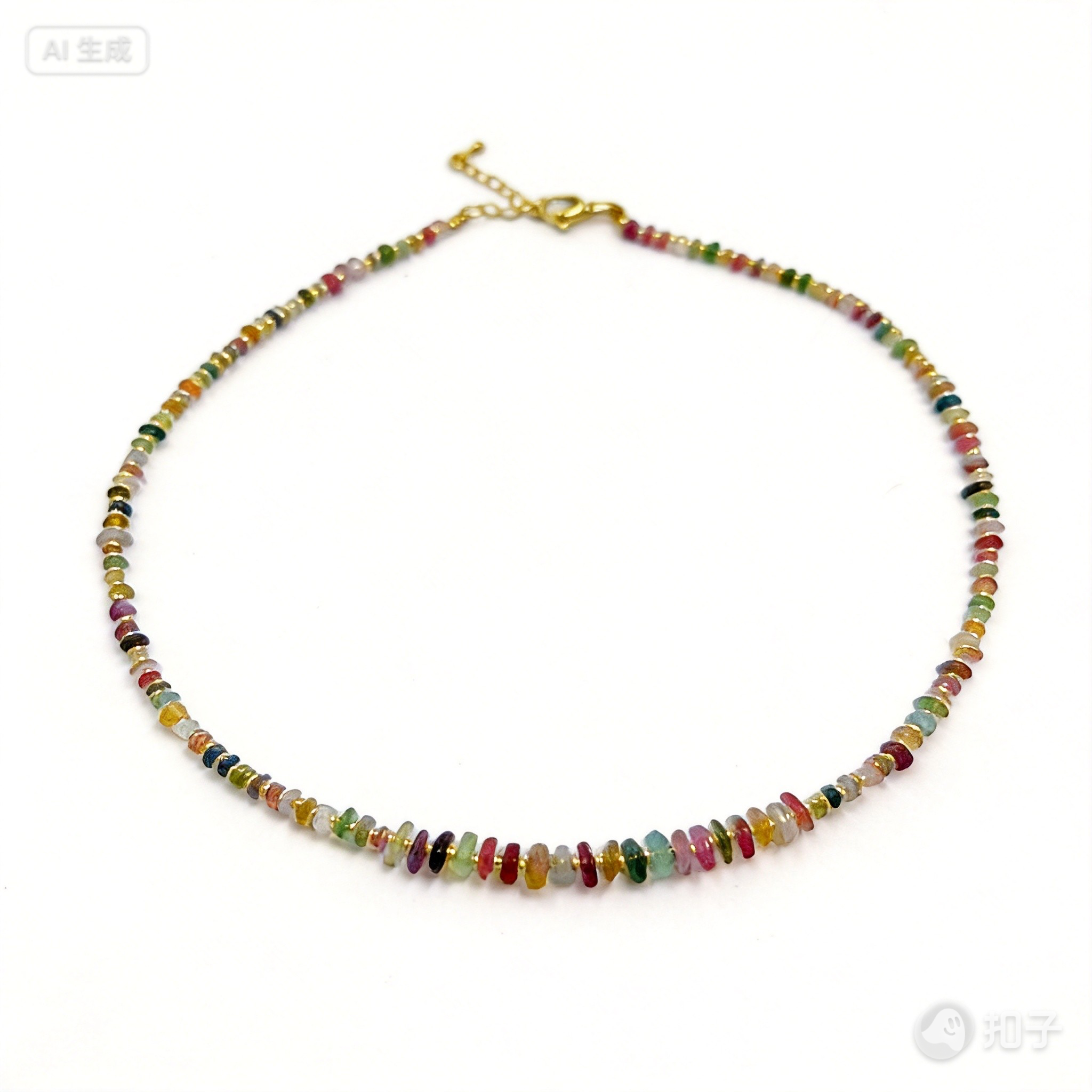 Tourmaline Freeform Necklace – Rainbow Energy & Joy
