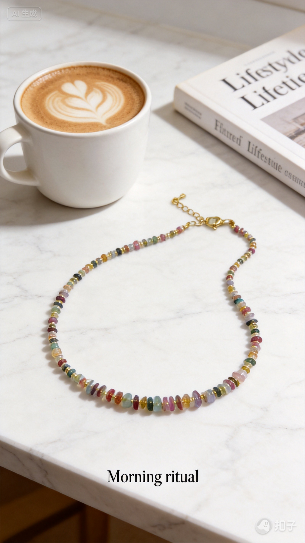 Tourmaline Freeform Necklace – Rainbow Energy & Joy