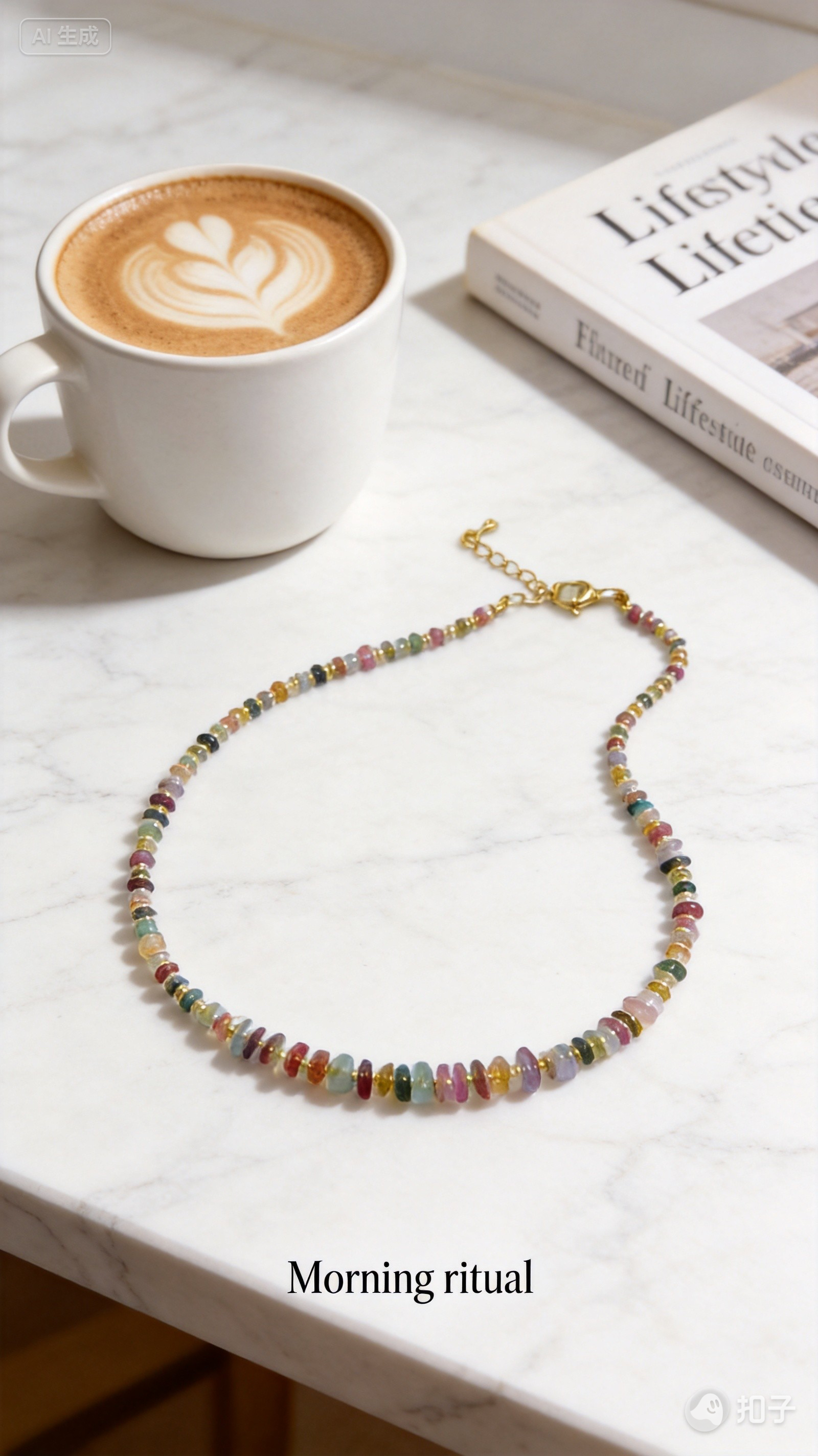 Tourmaline Freeform Necklace – Rainbow Energy & Joy