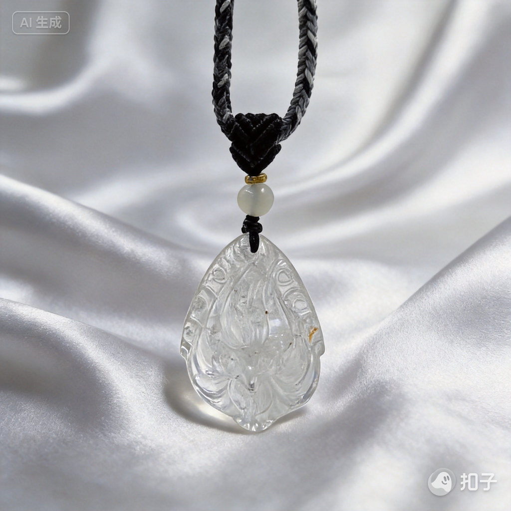 Clear Quartz Fox Pendant – Clarity & Energy Cleansing