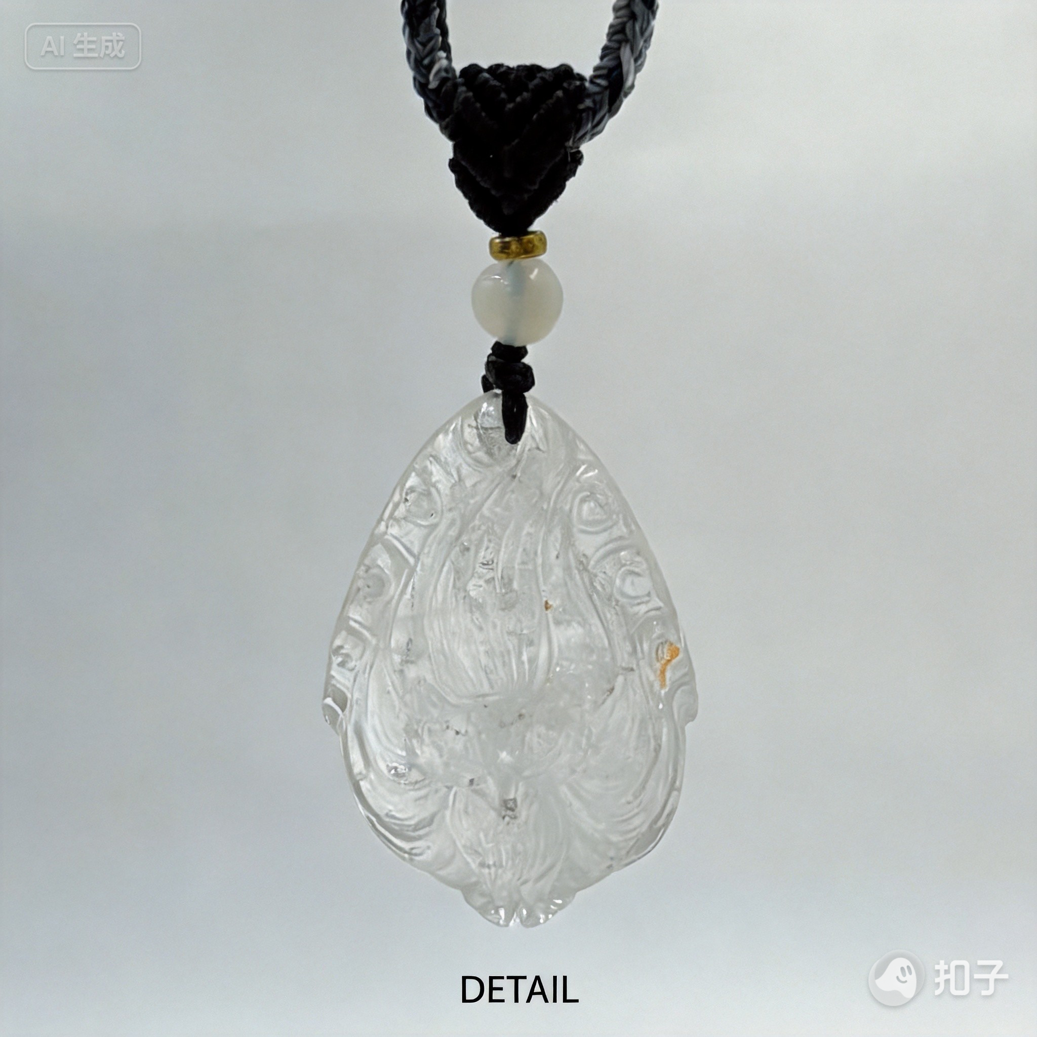 Clear Quartz Fox Pendant – Clarity & Energy Cleansing