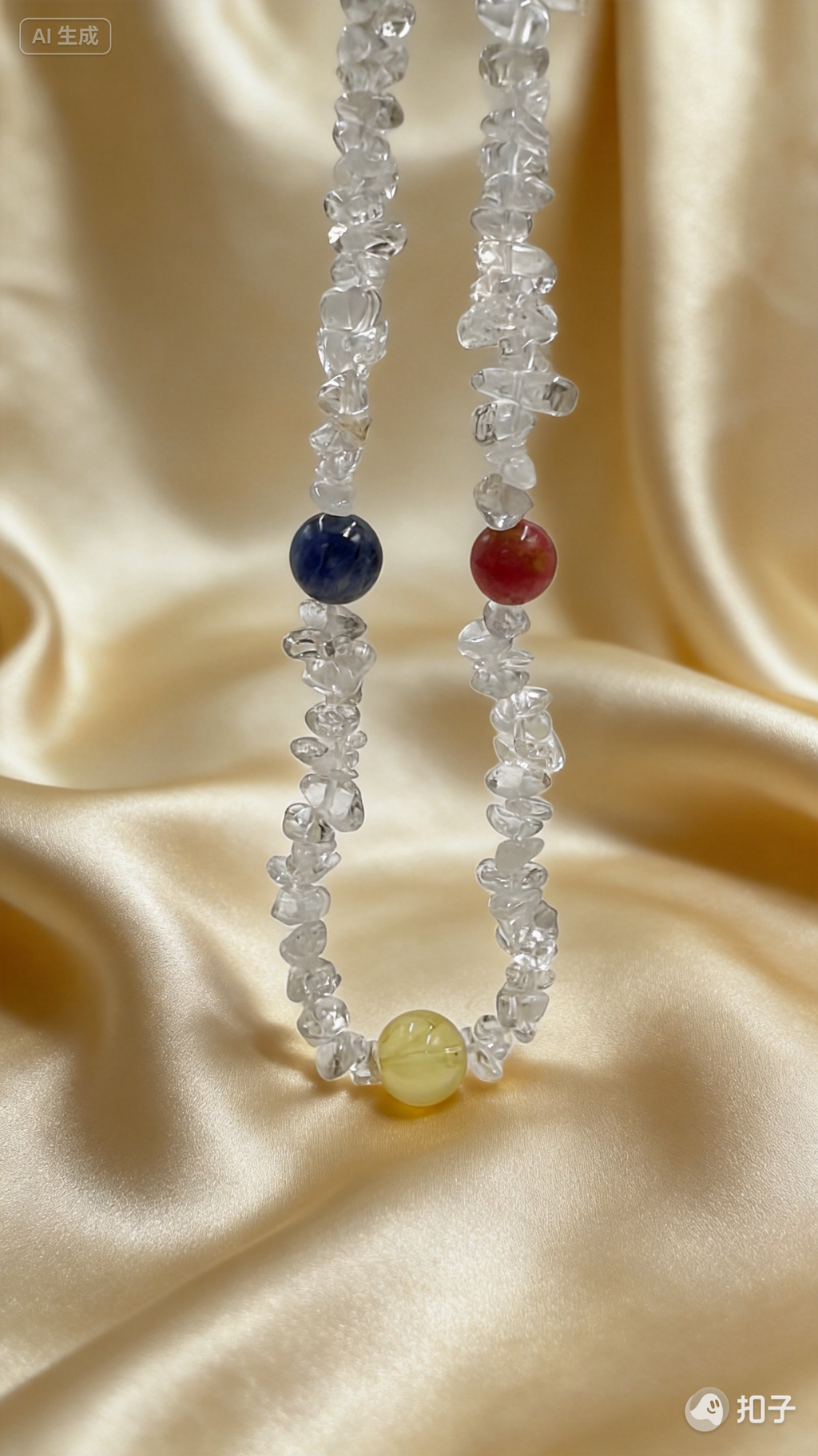 Clear Quartz Freeform Necklace – Purity & Energy Flow