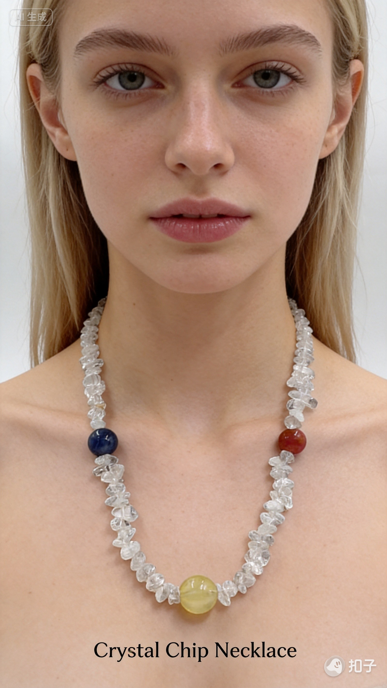 Clear Quartz Freeform Necklace – Purity & Energy Flow