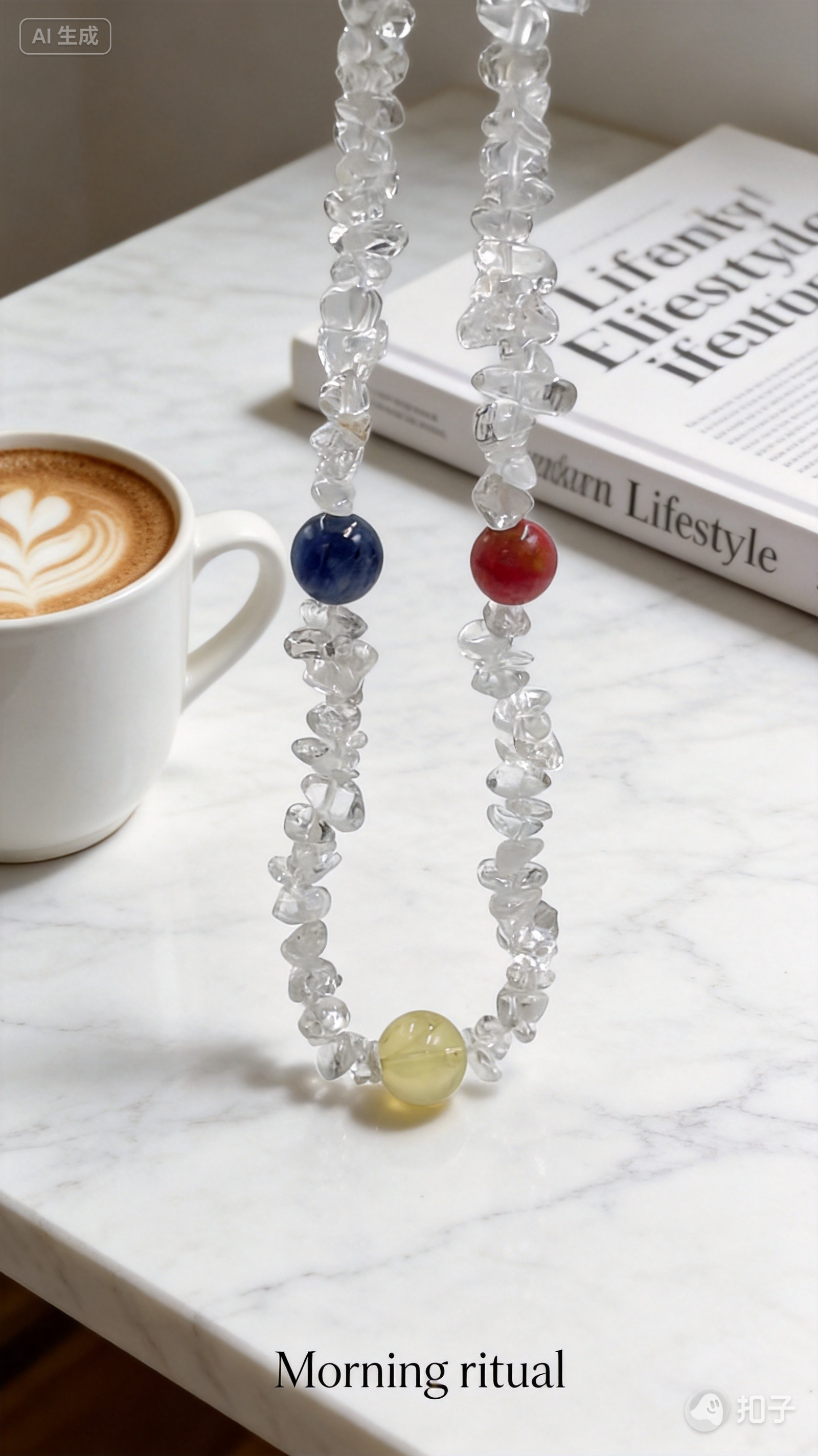 Clear Quartz Freeform Necklace – Purity & Energy Flow