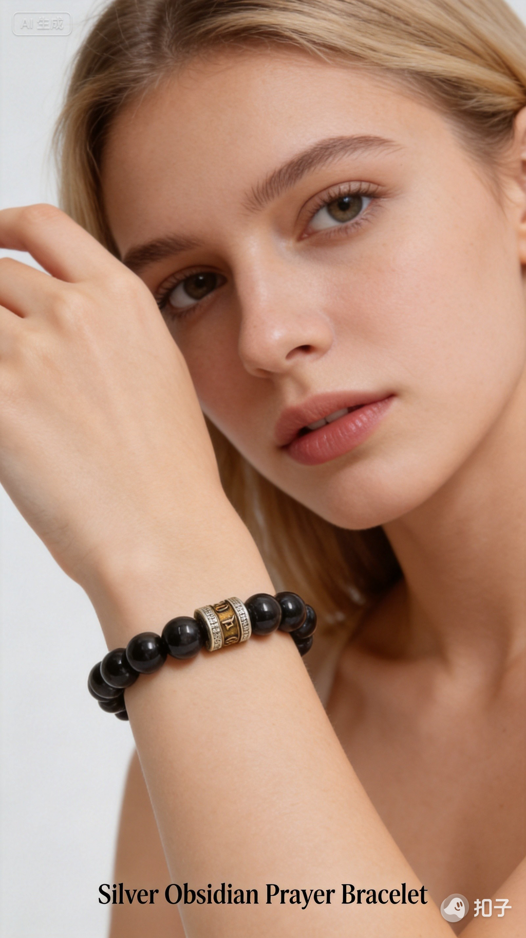 Silver Sheen Obsidian Bracelet – Protection & Calming Energy