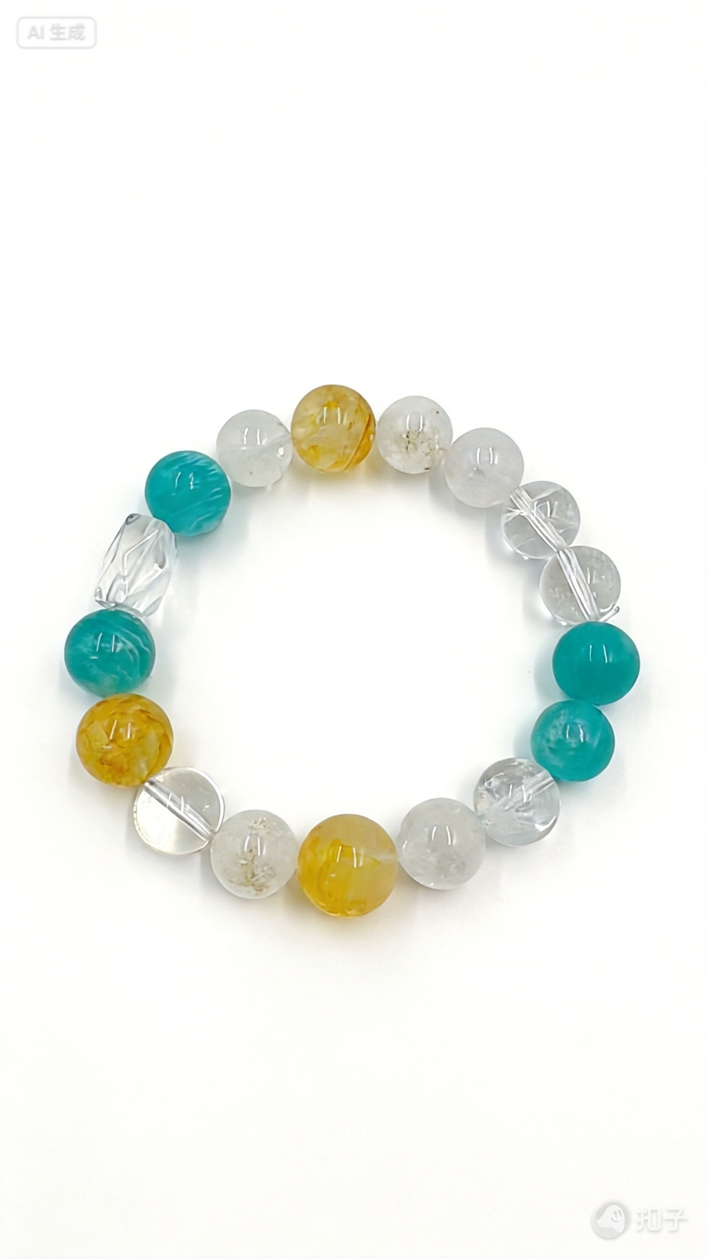 Amazonite & Citrine Bracelet – Harmony & Balance