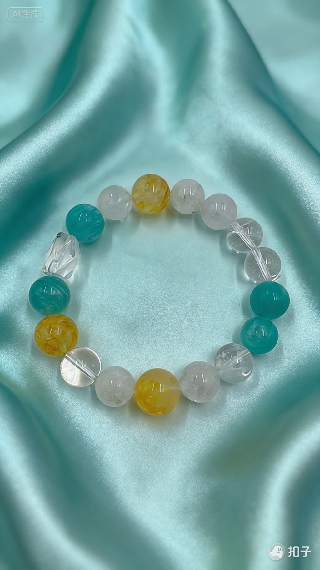 Amazonite & Citrine Bracelet – Harmony & Balance