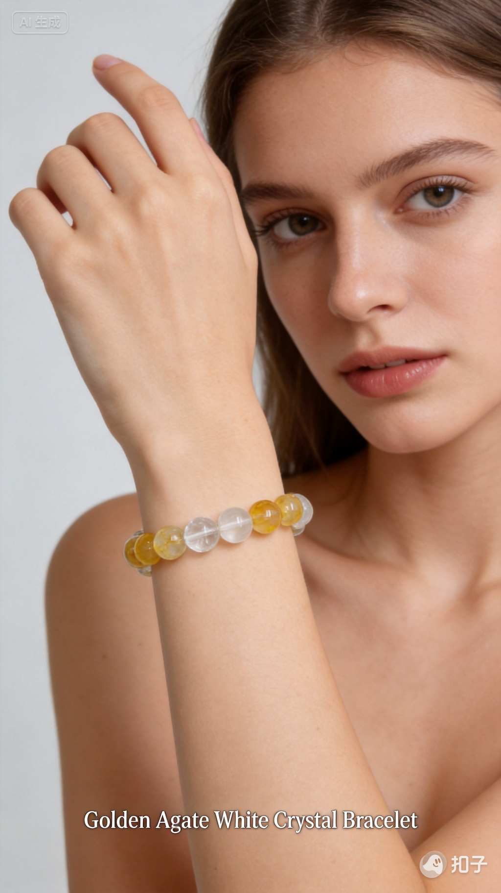 Yellow Hematoid Quartz Bracelet – Confidence & Warmth