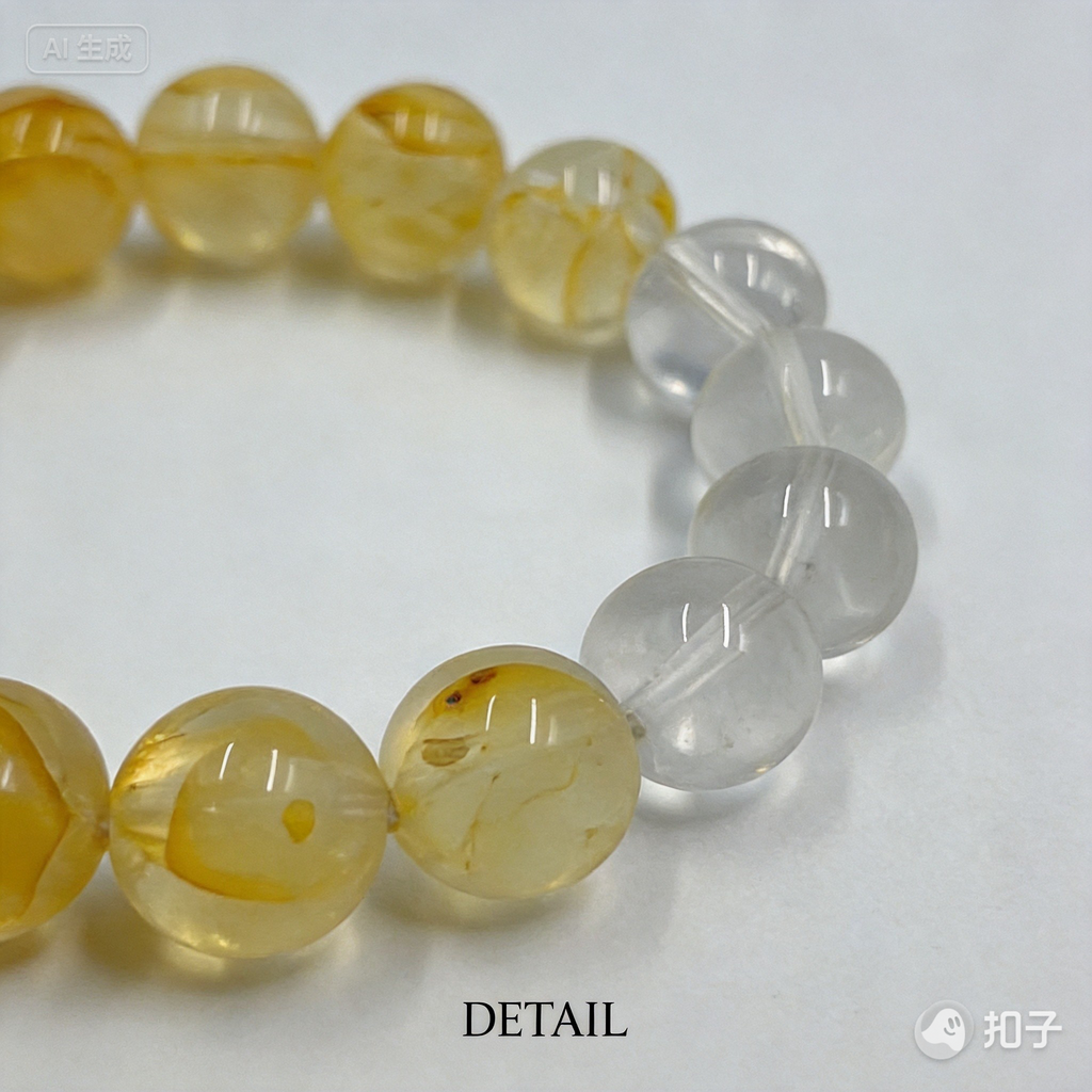 Yellow Hematoid Quartz Bracelet – Confidence & Warmth