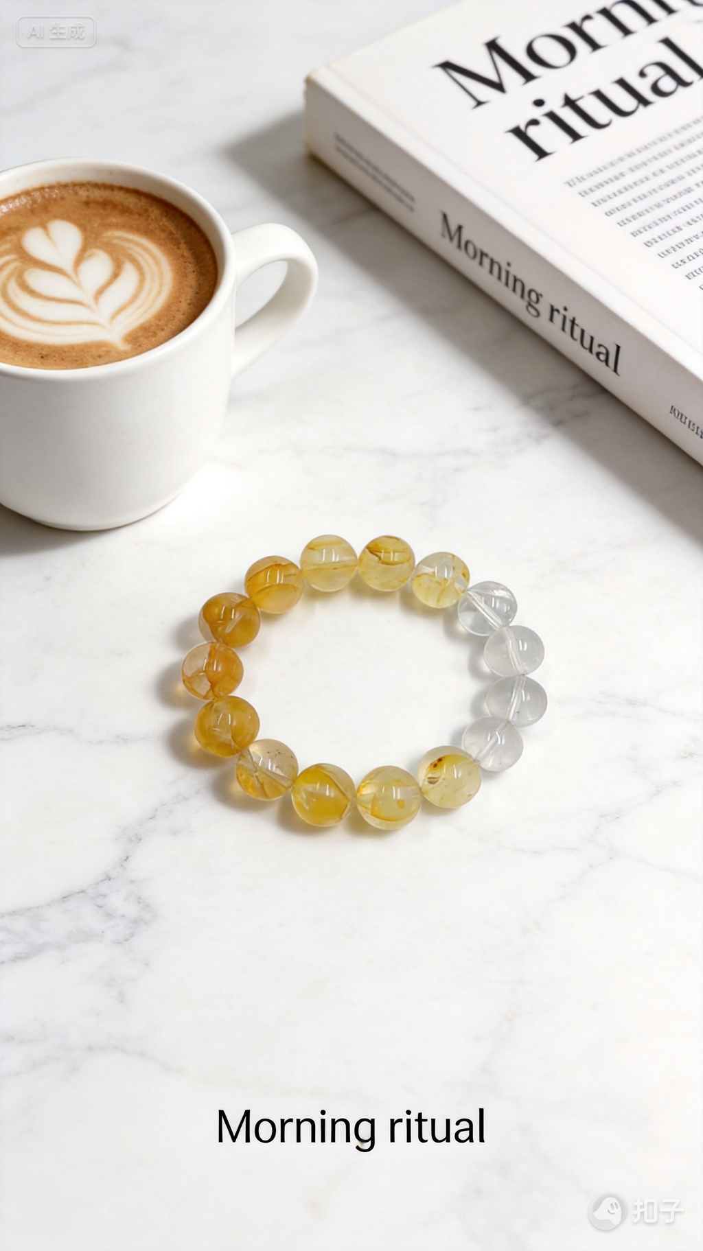Yellow Hematoid Quartz Bracelet – Confidence & Warmth