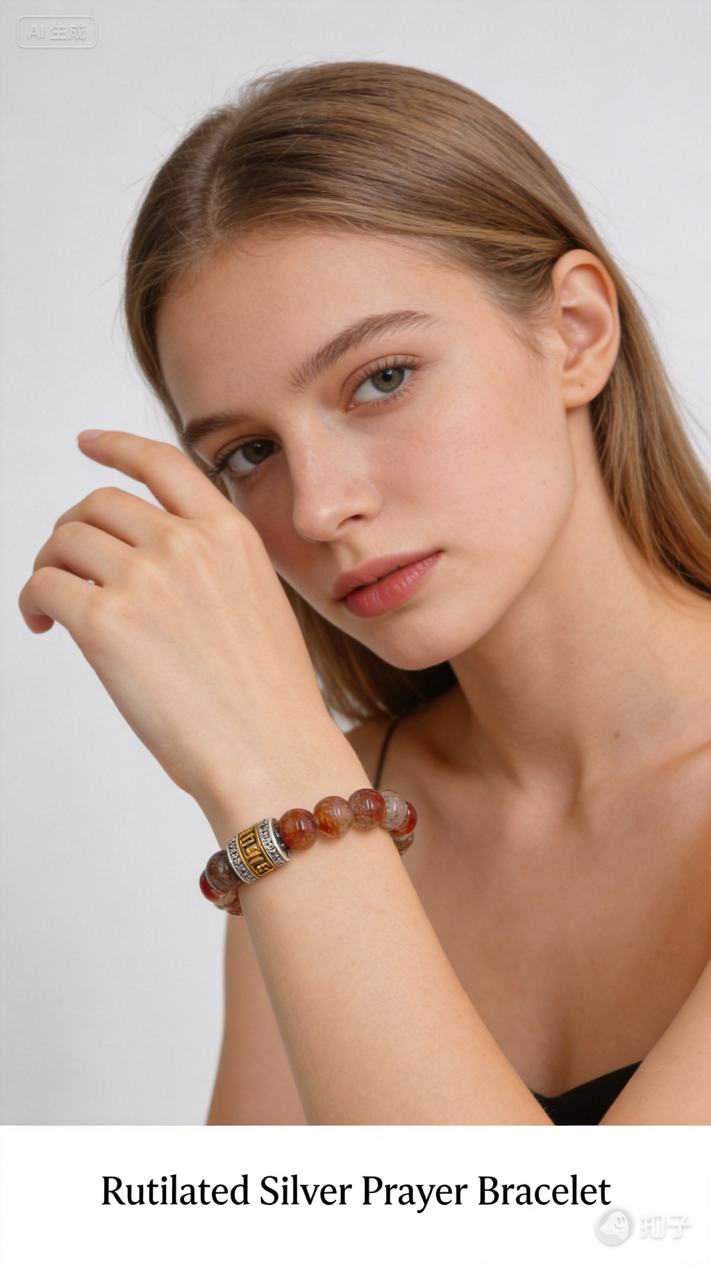 Black Super Seven Mantra Bracelet – Wealth & Protection