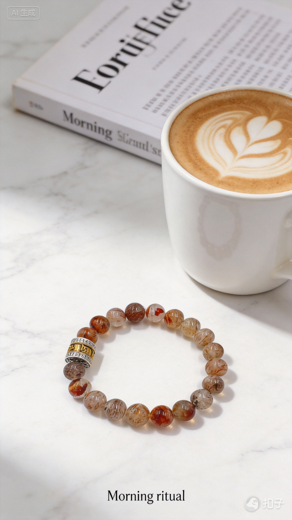 Black Super Seven Mantra Bracelet – Wealth & Protection