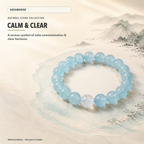 Aquamarine Bracelet – Calming & Soothing Energy – crystal meaning