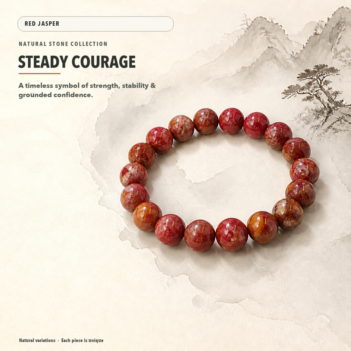Rhodonite Bracelet – Emotional Strength & Healing – crystal meaning