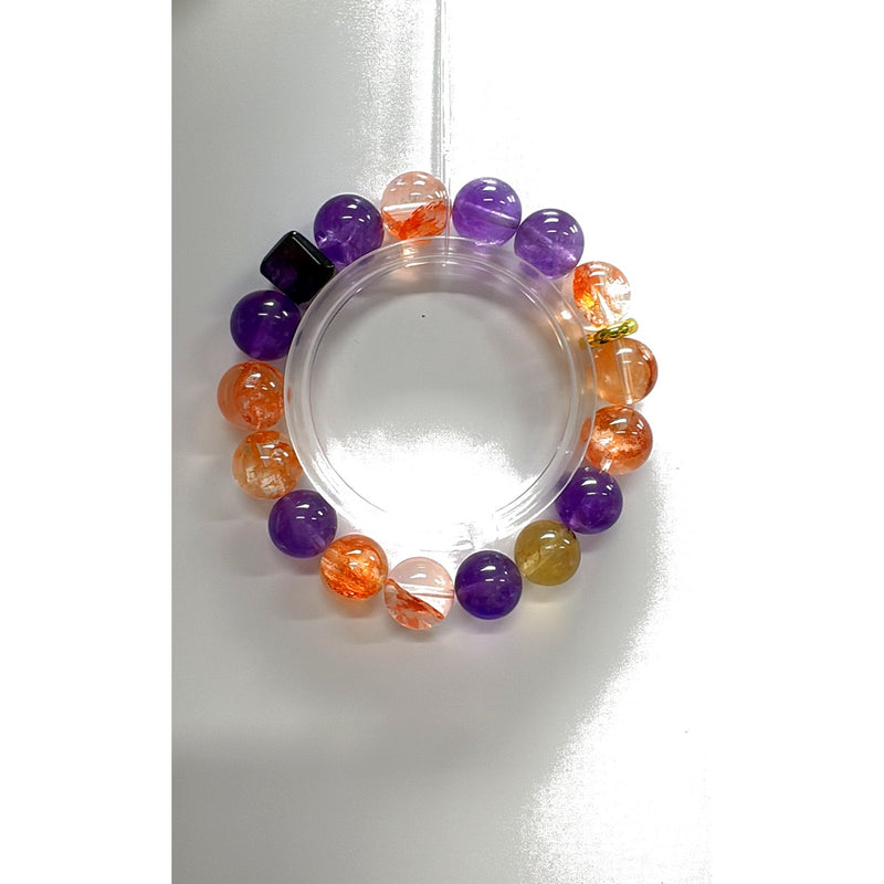 Amethyst Leadership Bracelet | Wealth · Authority · Career Success Crystal